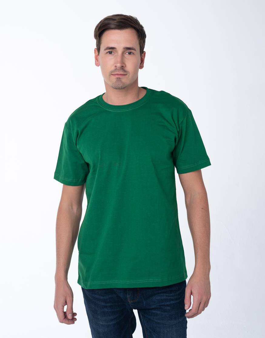 Светло-зелёная мужская футболка оптом